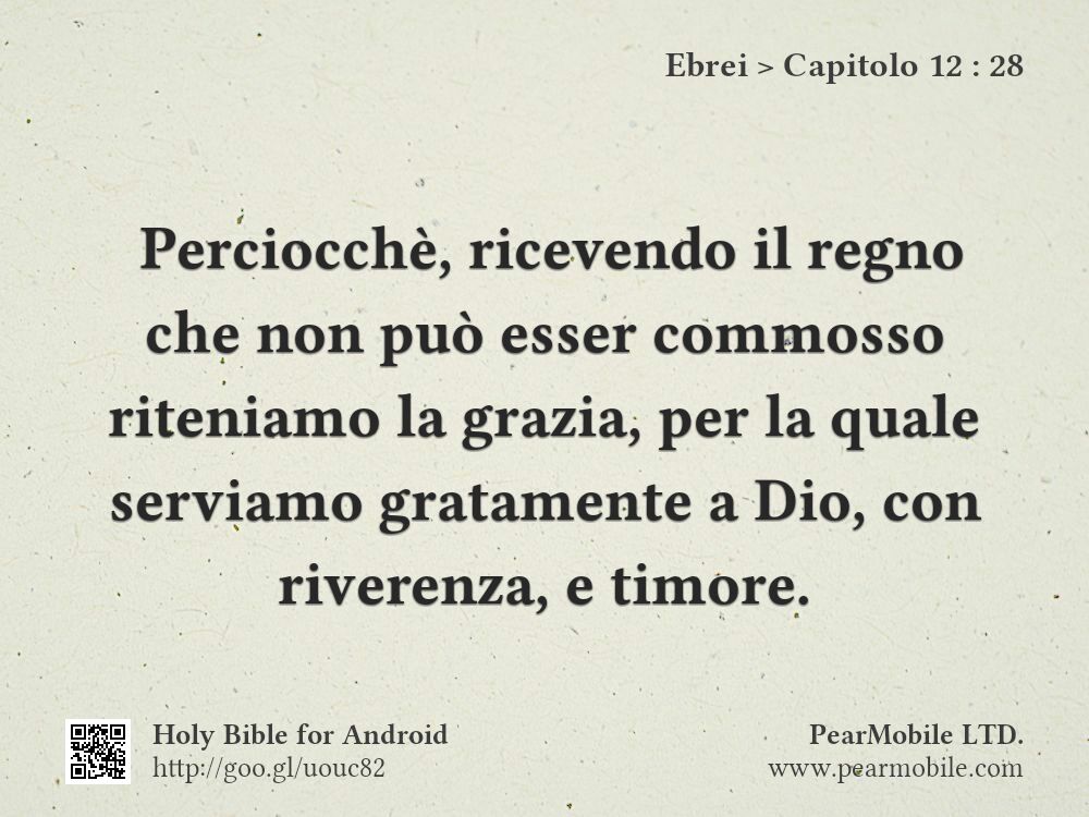 Ebrei, Capitolo 12:28